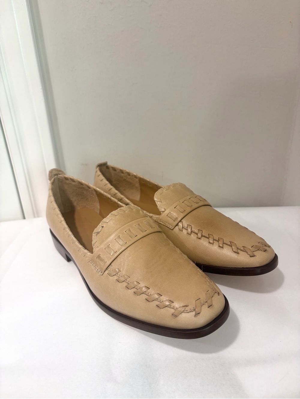 Nisolo Lidia Whipstitch Loafers